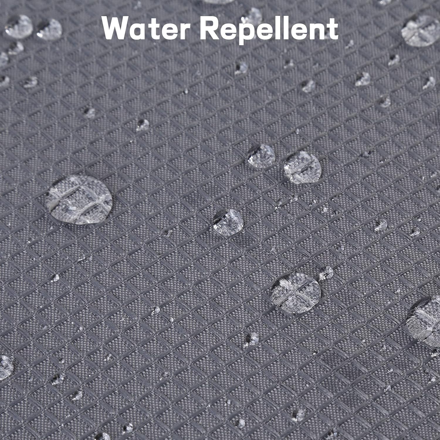 HOMERRY Waffle Textured Short Curtains Small Window Curtains Farmhouse Half Window Tier Curtains Waterproof Kitchen Curtains for Bathroom Kitchen Bedroom Living Room, Grey 30" W x36 L